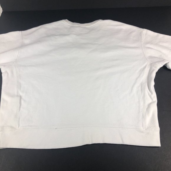 VTG Champion Reverse Weave Sweatshirt Women's Extra Extra Large White Crewneck - Picture 9 of 12